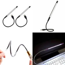 US 2 Pack Portable 10-LED USB Light Flexible Lamp Reading Notebook Laptop Plug picture