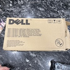 NEW Genuine OEM Dell 113X Series Black Toner Cartridge – 3J11D – Factory Sealed picture