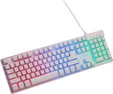 Skytech Gaming Classic K-1000 RGB Gaming Keyboard White picture