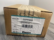 Sealed Panduit CDPP8RG  8-Port IndustrialNET DIN Rail Mount Copper Patch Panel picture