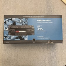 Office Depot Reman Toner Cartridge Replaces HP 49A, Black picture