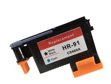 Reman HP 91 Matte Black & Cyan Printhead C9460A Print head picture