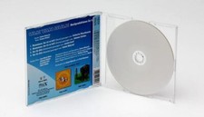 50 x Single Slim J Card Maxi Jewel CD Cases with Clear Tray picture
