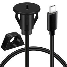 1M Car Dashboard Flush Mount USB 3.0 Male to Female Socket Panel Extension Cable picture