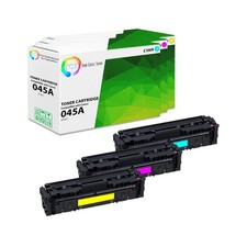 3Pk TCT 045 For Canon MF634cdw 632cdw LBP612cdw Cyan Magenta Yellow Toner picture