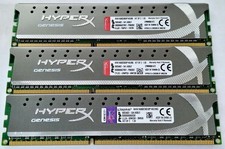 Kingston HyperX Genesis 12GB (3x 4GB) DDR3 Gaming RAM Kit UDIMM 1600MHz CL9 1.5V picture