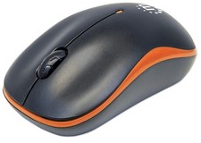 Manhattan 179409 Success Wireless Mouse Black/Orange, 1000Dpi, 2.4Ghz (Up T ~E~ picture