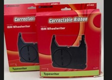Porelon #11463 Correctable Ribbon Use in IBM Wheelwriter Black Typewriter 2 Pack picture