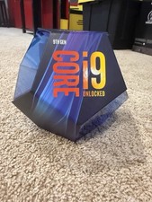 Empty Original Packaging Intel Core i9 9th Gen Unlocked Cube BOX ONLY NO CPU picture