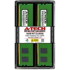 A-Tech 16GB 2x 8GB DDR5 5600 MHz Desktop DIMM PC5-44800 288-Pin Memory RAM Kit picture