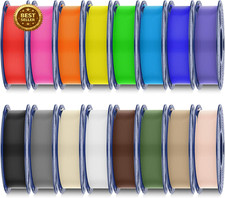 PLA+2.0 3D Printer Filament, Multicolor Bundle, 16 Colors picture
