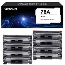 8x Black CE278A 78A Toner Cartridge For HP LaserJet Pro M1536DNF P1600 MF4570DN picture