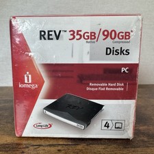 iomega REV 35GB/90GB 4 Pack -NEW/Factory Sealed - NOS picture