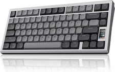 Chilkey ND75 LP Low Profile Keyboard: 75 Percent Wireless Aluminum Silver  picture