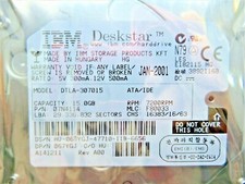 07N4114 IBM 15GB 7200RPM INTERNAL HARD DRIVE DTLA-307015 5V 300mA 12V 500mA picture