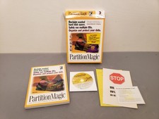 Vintage Partition Magic 3.0 Software Disc & Books Complete Big Box Collectable picture