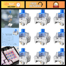 108PCS Blue Mechanical Keyboard Switches - 3 Pin Dustproof Clicky Switches for G picture