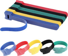 120PCS 6 Inch Cable Ties Reusable Multi-Purpose 6 (Colorful), Colorful picture