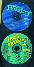 Frog Frenzy 1 & 2 PC CD-ROM Game Lot Cosmi 1999 2000 Disc Only Untested picture