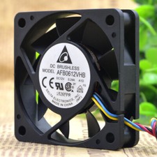 DELTA 6CM 6015 12V 0.24A AFB0612VHB 4-wire PWM Chassis Industrial Cooling Fan picture