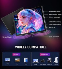 Forzola SR-10TP 10.1in Touchscreen Portable Monitor IPS 1920x1200 USB-C HDMI picture