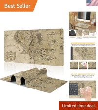 Middle Earth Map Mouse Pad 31.5 x 15.8 inch - Non-Slip, Washable Design picture
