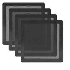 HFEIX 120mm Magnetic PC Case Dust Filter, 4 Pack 120X120mm, black 120X120mm picture
