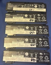 Lot of 5 OEM battery Lenovo ThinkPad T460s T470s 01AV405 01AV406 -60-70% Health picture
