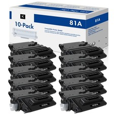 10x Compatible with HP CF281A 81A Toner LaserJet Enterprise MFP M630 M630dn M606 picture