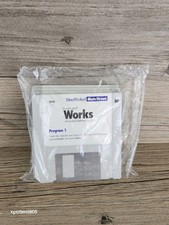 Vtg 1994 MS DOS WordPerfect Works Main Street v.1.0 Software Program 3½ Disks picture