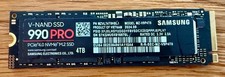 Samsung 990 PRO 4TB M.2 NVMe SSD Health Grade A/100% MZ-V9P4T0 MZVL74T0HBL1 picture