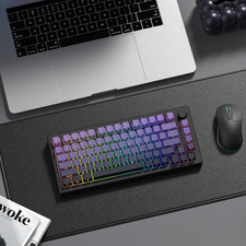 Shine through Keycaps Set,Double Shot PBT Keycaps Gradient picture