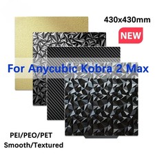 For Anycubic Kobra 2 Max 430x430 Build Plate Spring Steel Sheet Heat Bed 3DPrint picture