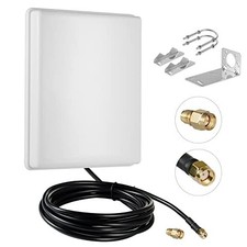 Outdoor Directional Panel Antenna, 15dBi, Dual Band WiFi Booster, 10Ft Cable picture