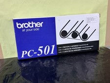 Brother PC-501 Printing Cartridge FAX-575 Genuine Authentic Printer Ink Black picture
