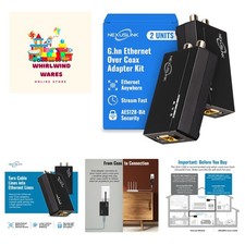 G.hn Ethernet Over Coax Adapter Kit - 1.2Gbps Network for Unused/Dark Coax - ... picture