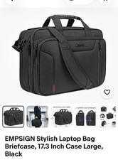 EMPSIGN 17.3 Underseat Carry-On Bag Laptop Backpack Travel Bag for Women Men picture