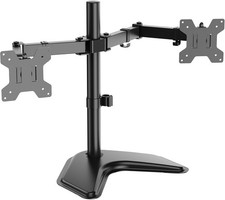 Dual Monitor Stand for Desk, 2 Monitors up to 27 inch, Mount Fits up to 22lbs picture