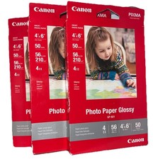 3X Canon PIXMA Inkjet Photo Paper Glossy GP-601 4