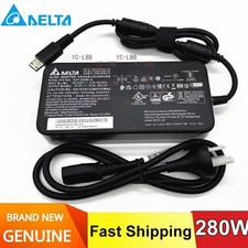 Original DELTA ADP-280BB B 20V 14A AC Adapter MSI Clevo Gaming Laptop Charger picture