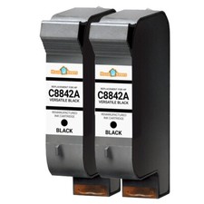 8842A Black Fits HP C8842A Versatile Black Ink Cartridge Lot picture