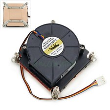 Ultra Slim 4pin Ball Turbo Fan Copper Heatsink CPU Radiator 1150 1155 1U Server picture