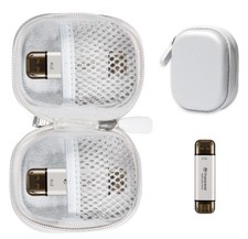 CaseSack Case for Transcend ESD310C 2TB/ 1TB/ 512GB/ Compact small, Silver picture