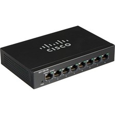 Cisco SG100D-08 8-Port Gigabit Ethernet Unmanaged Switch 10/100/1000 w/ PSU picture