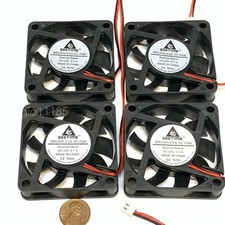 4 Pieces 6015 GDStime 24v 60mm x 15mm 6cm pc case 2pin cooling heatsink Fan picture