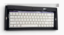 NEW AULA HERO68HE  Wired USB-C RGB Backlit Macro Gaming Keyboard White picture