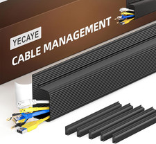 Cable Management Set 6 Pack No-Drill Desk Organizer Adhesive Mount Wire Clips picture
