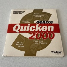 Deluxe Quicken 2000 Personal Financial Software Win 95 98 NT picture