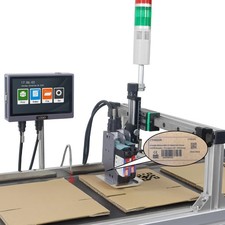 25.4mm automatic online inkjet printer printing batch number without conveyor picture