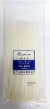 ZheJin Cable Tie 12 inches 40 lbs, 180 pcs/pack, White picture
